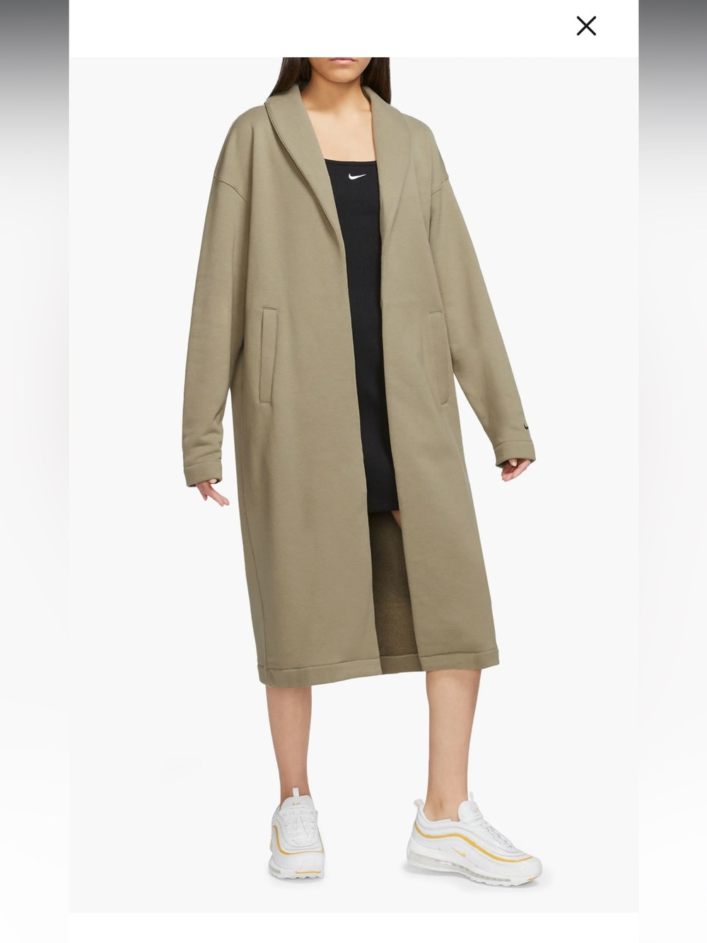 NWT NIKE Sportswear Modern Oversized Duster women’s size small